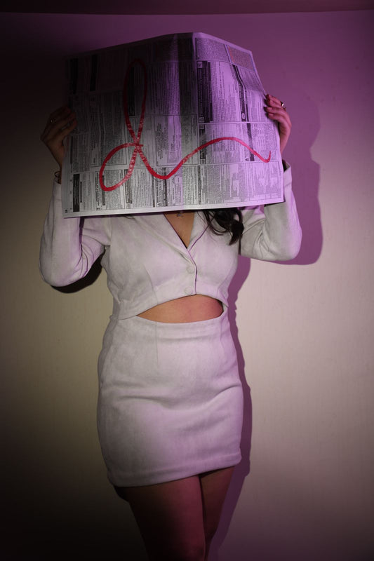 Vanilla Cut-Out Dress